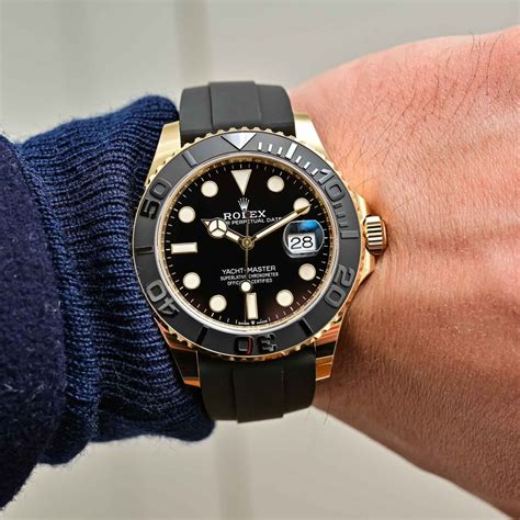 rolex yacht master 42 yellow gold review|rolex titanium yacht master 2023.